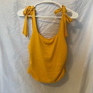 NWT Free People size large yellow tank